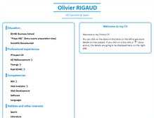 Tablet Screenshot of olivier-rigaud.com